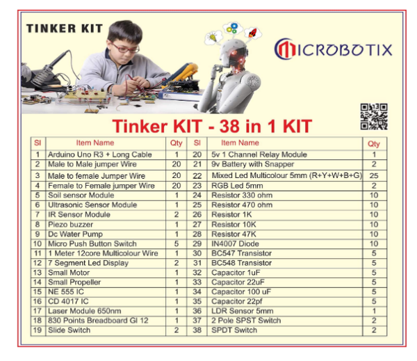 Super Starter Arduino Beginners Kit (Tinker Kit) 38 In 1 - Image 2